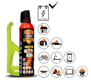 SET Hasicí sprej SAFE 750 MAX + držák SAFE 75F