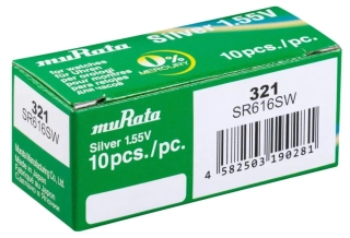 Hodinková baterie muRata/Sony 321/SR616 – výhodné balení 10 ks