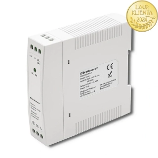 Qoltec 50907 – napájecí zdroj na DIN lištu 10 W / 24 V / 0,42 A / Bílý