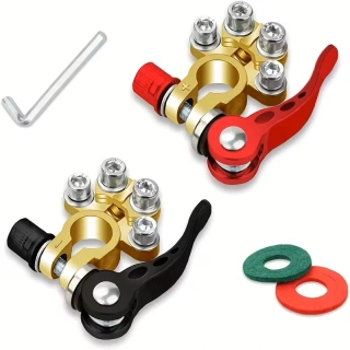 *Svorky na autobaterii víceportové – rychloupínací – pár + a -