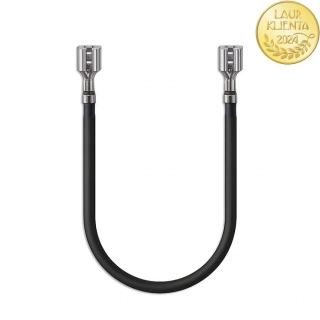 *Qoltec 50987 Kabel baterie Qoltec, konektor Faston samice | 20 cm | Černý
