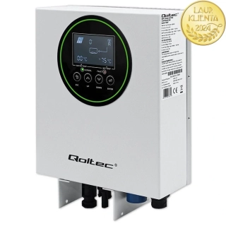 Qoltec 53867 Solární měnič pro ohřev vody ECO Solar Boost | MPPT | BYPASS | LCD | 3kW/4kW | Wi-Fi