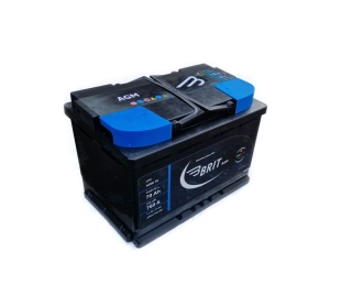 Autobaterie BRIT AGM 80 Ah - Baterie AGM START&STOP