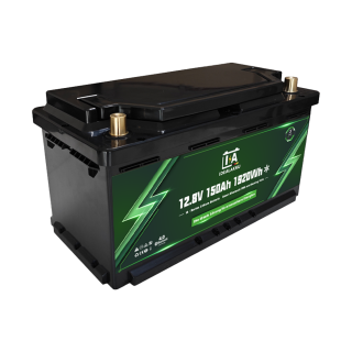 ❄️Idealakku IA-12-150H LiFePO4 baterie 12V 150Ah s ohřevem pod sedadlo – Bluetooth BMS, DIN H8/LN5, Fiat Ducato / Citroën / Peugeot