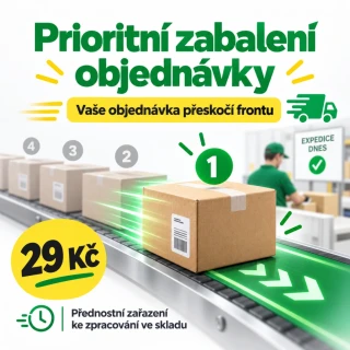 ⚡ Spěcháte? Prioritní zabalení objednávky