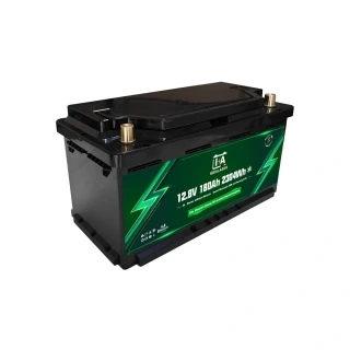 ❄️ IdealAkku IA-12-180H LiFePO4 baterie 12,8V 180Ah 2304Wh s ohřevem, Bluetooth, Smart BMS – pod sedadlo DIN H8/LN5