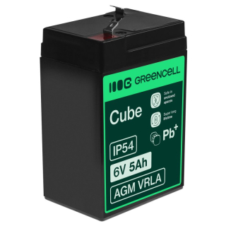 *Green Cell AGM Baterie 6V 5Ah