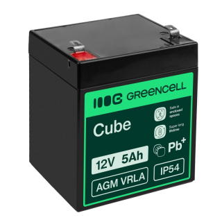 *Green Cell AGM Baterie 12V 5Ah