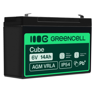 *Green Cell AGM Baterie 6V 14Ah