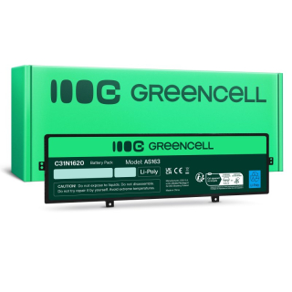 *Green Cell AS163 Baterie Asus C31N1620, Asus ZenBook UX430 UX430U UX430UA UX430UN UX430UQ 3400mAh Li-Ion
